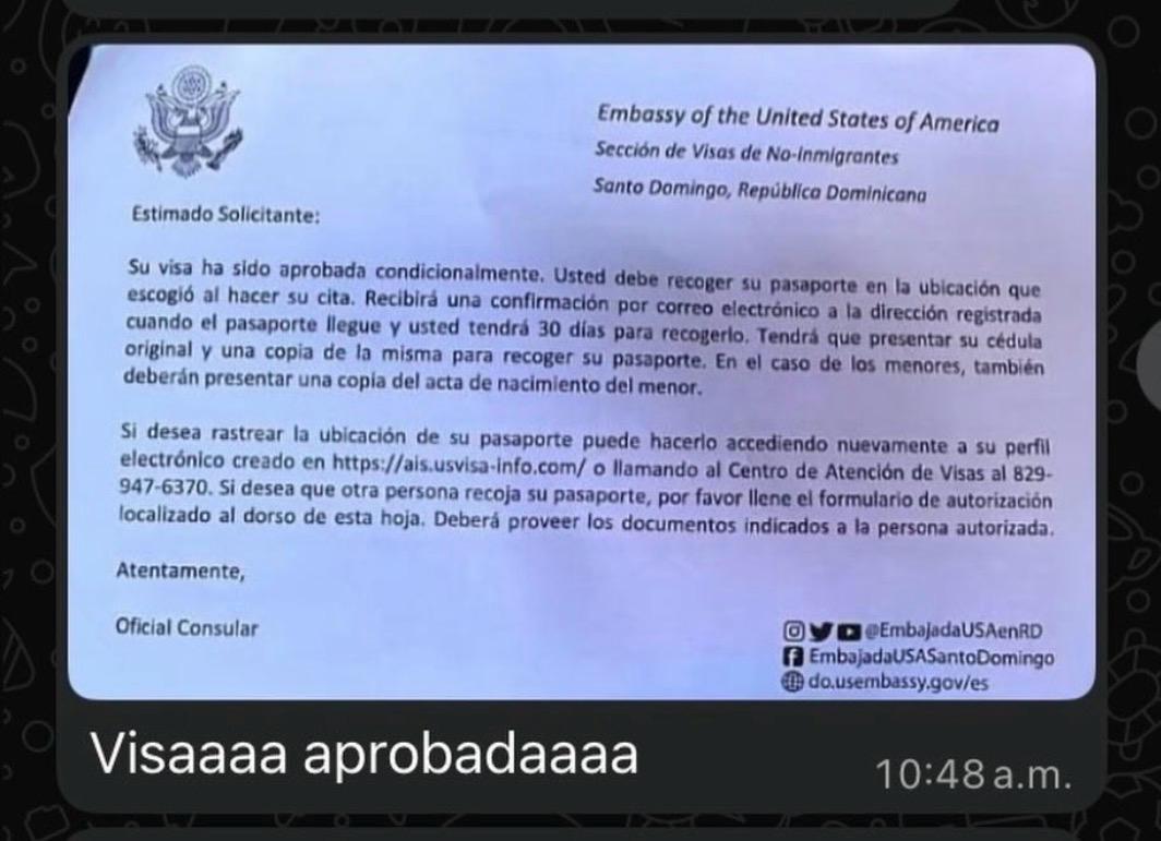 Visa Aprobada 2
